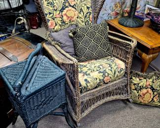 Vintage wicker chair