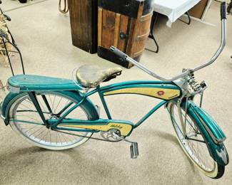 Large selection of vintage and modern outdoor and patio items. Monark "Holiday" classic men's bicycle-very good condition!!