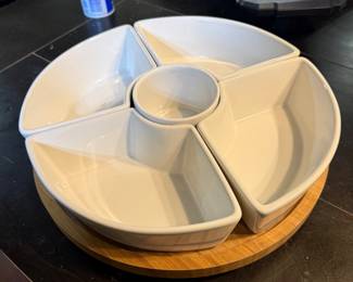 Lazy Susan serving platter