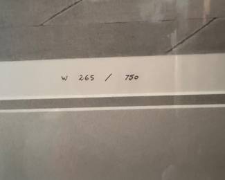 #71 - $150 - Victoria station 265/750 signed 41x30