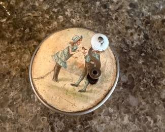 #48 - $46 - 1930-1950's lithographed noisemaker toy/music box Baldwin manufacture