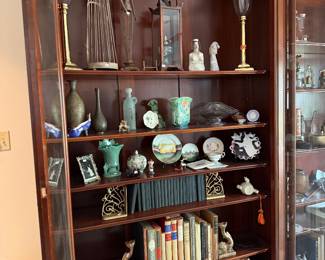#1 - $2,000 - Early 20th century Mahogany large bookcase 9'3"x17"Dx8'T