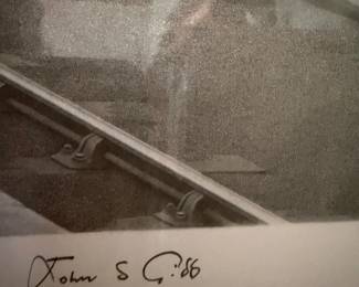 #71 - $150 - Victoria station 265/750 signed John S. G 41x30