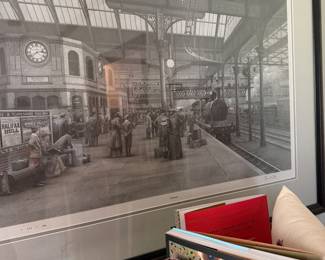 #71 - $150 - Victoria station 265/750 signed 41x30