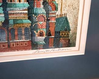 #77 - $80 - Larry Paulsen #7/250 St Basil Russian Church 20x24