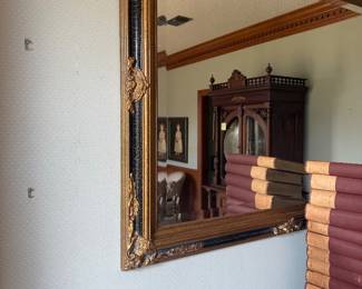 #29 - $120 - Gold and black mirror 47x37