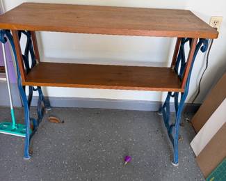 #128 - $68 - Wrought iron side table