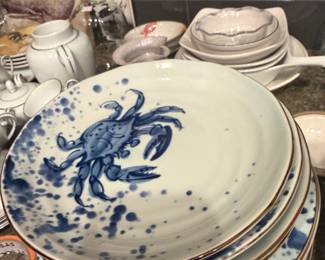 $50 crab plate set