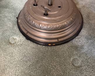 #75 - $60 - Antique music box Christmas tree stand 12"D not workin