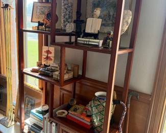 #36 - $460 - Why not shelve Teakwood 3'4"x14x72