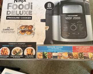 #43 - $60 - Ninja Foodi Deluxe pressure cooker 2x capacity