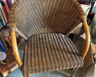 #42 - $60 - Wicker armchair