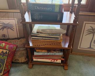#70 - $110 - Library book stand 20 1/2x11x37