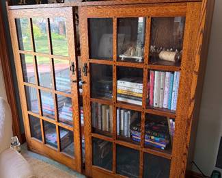 #10 - $450 - Mission style bookcase 5'3x13"dx4'11"T