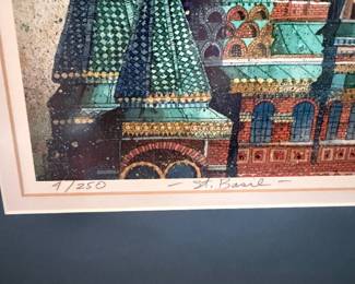 #77 - $80 - Larry Paulsen #7/250 St Basil Russian Church 20x24
