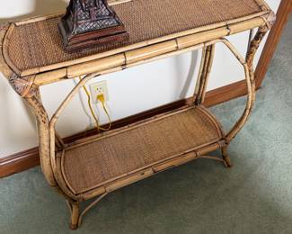 #58 - $70 - Bamboo hall table 28x11x30