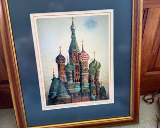 #77 - $80 - Larry Paulsen #7/250 St Basil Russian Church 20x24
