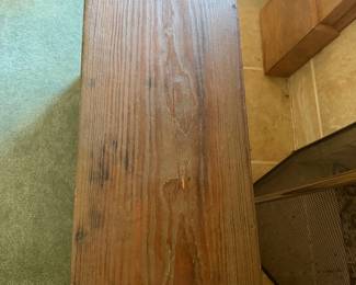 #67 - $400 - Antique Americana primitive bench 6'3"Lx11"Dx12"T