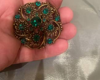 coro signed brooch 