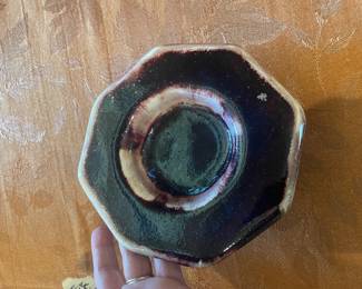 HARDING BLACK -CANDLE  OR ASH TRAY     