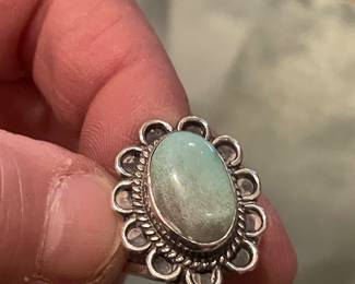  sterling native signed   ring 