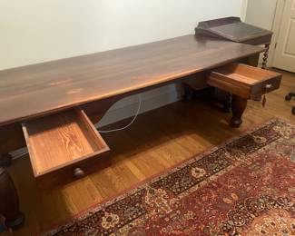 DEEP LONG DRAWERS ON THIS DESK  -  