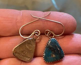 STERLING SIGNED EARRINGS 