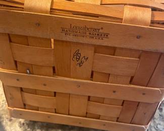 SIGNED  DATED LONGABERGER 