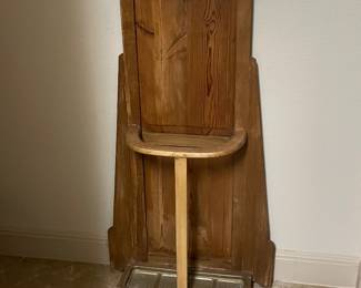 CLOSER LOOK AT BASE OF HALL TREE