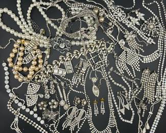 MASSIVE Jewelry Collection: Rhinestone Jewelry