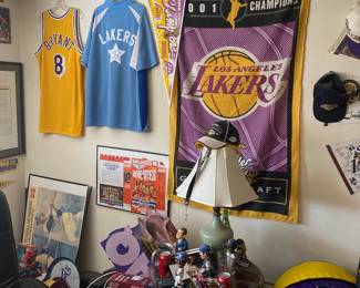 Complete Laker, Dodger and other Sports Room - 1000's of Items