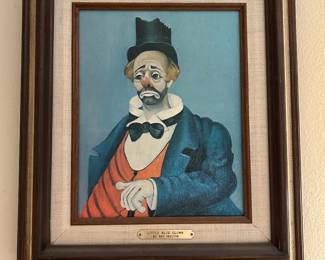 Artwork - Little Blue Clown by Red Skelton