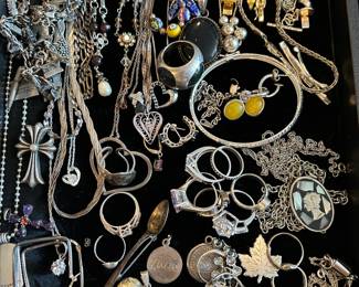 MASSIVE Jewelry Collection: Silver, 925, Sterling