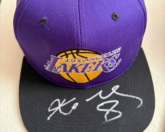 Lakers Kobe Bryant Hat - Autographed