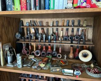 Vintage Pipe and Lighter Collection