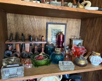Vintage Pipe and Lighter Collection