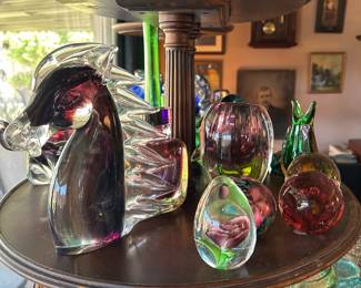 Murano Paperweights and Glassware