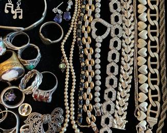 MASSIVE Jewelry Collection: Silver, 925, Sterling