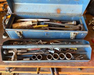 Toolbox with tools
