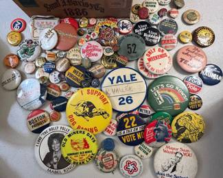 Vintage Buttons and Pins