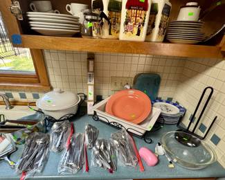 Flatwear, Dishsets, Canisters …..