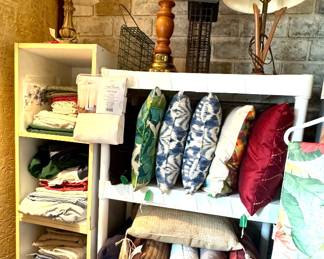 Pillows, Cloth Goods, Lamps ….