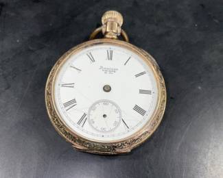 American Waltham antique pocket watch for parts