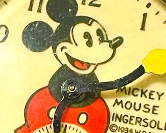 1930s Mickey Mouse working pocket watch