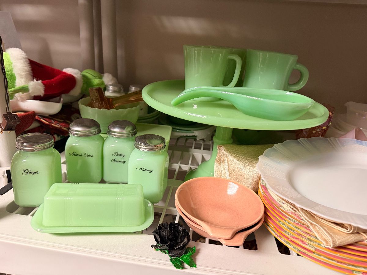 Vintage and modern Jadeite by Fire King & Jeannette