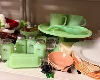 Vintage and modern Jadeite by Fire King & Jeannette
