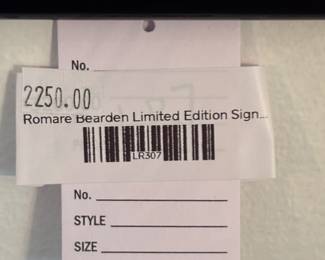 Romare Bearden Limited Edition Print 