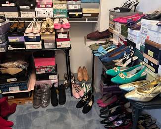 Be sure to visit the shoe closet. 