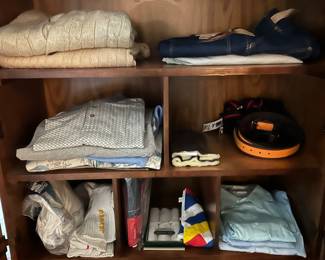 Men’s clothing and accessories. 