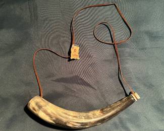 Vintage Disney Powder Horn with original tag.